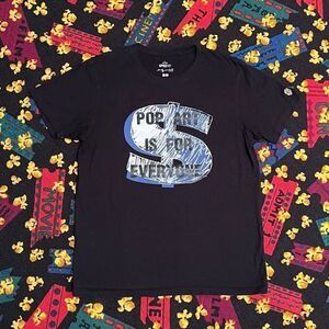 Mens UNIQLO x Andy Warhol Front & Back Graphic Tee Shirt / Size L